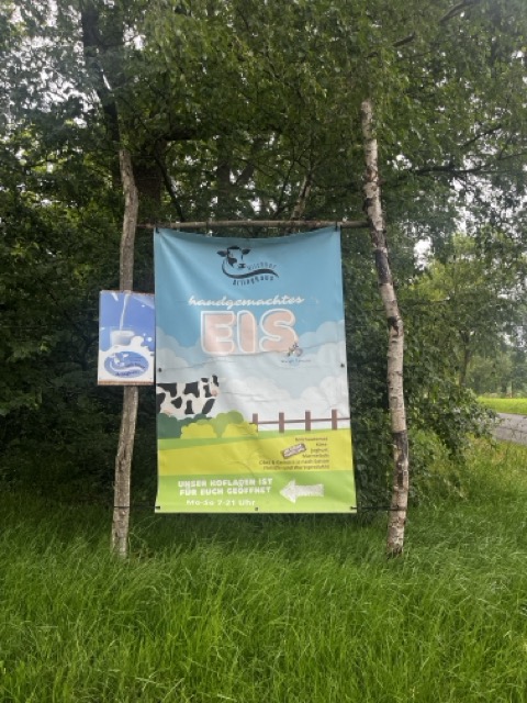 Handgemachtes Eis vom Milchhof